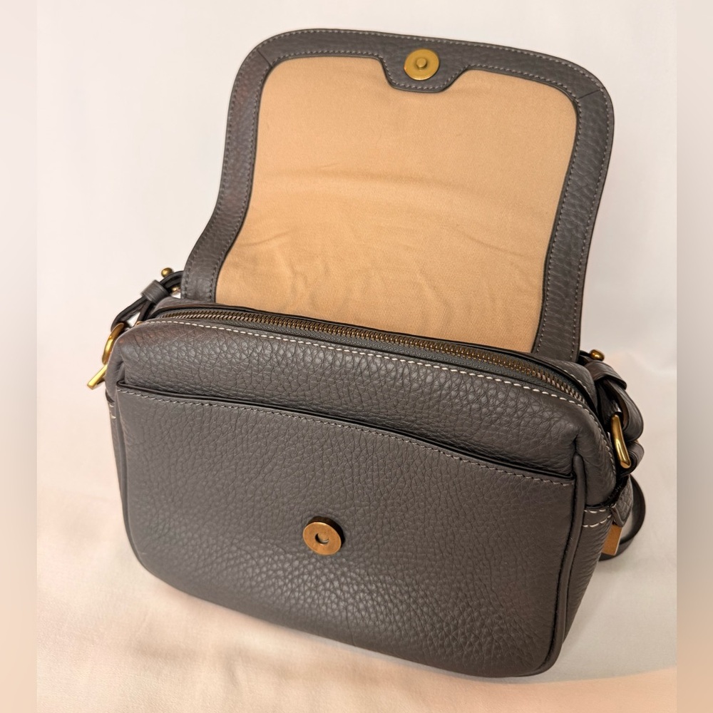 J. Crew Pebbled Leather Crossbody - Picture 3 of 7
